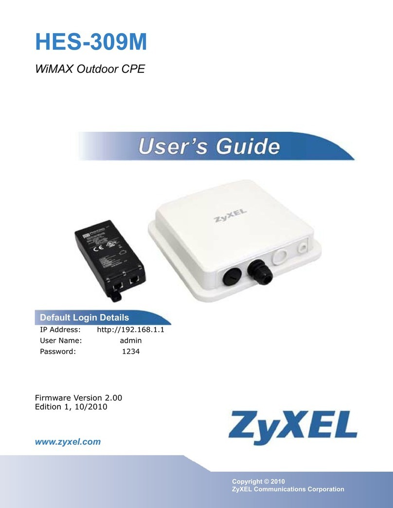 ZyXEL Communications HES-309M user guide
