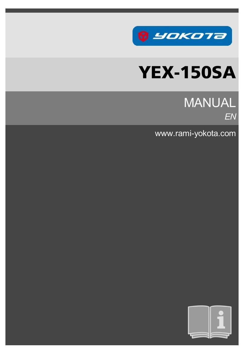 Yokota YEX-150SA User manual Yokota YEX-150SA User manual