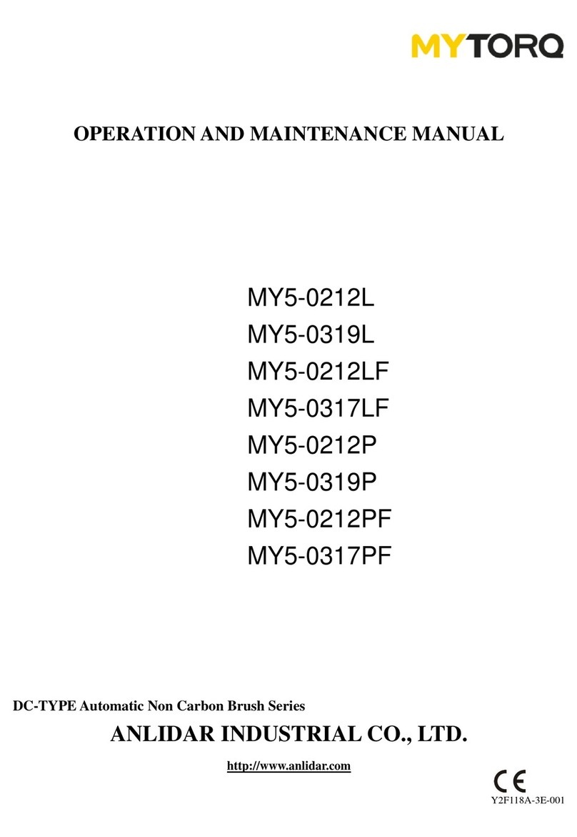 ANLIDAR MYTORQ MY5-0212L Operation and maintenance manual