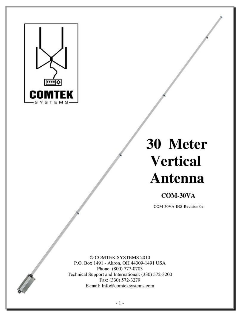 Comtek COM-30VA manual