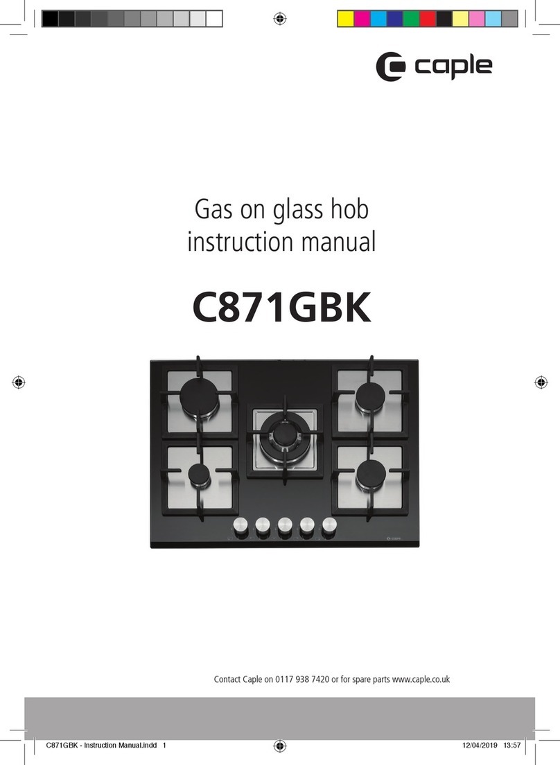 Caple C871GBK User manual
