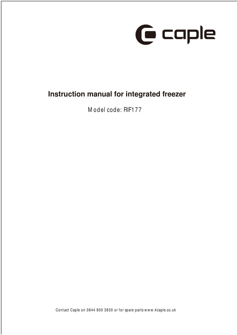 Caple RIF177 instruction manual