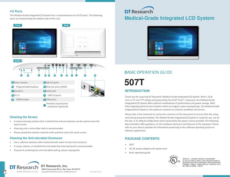 DT Research 507T operating guide