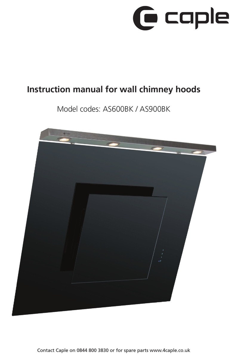 Caple AS600BK instruction manual