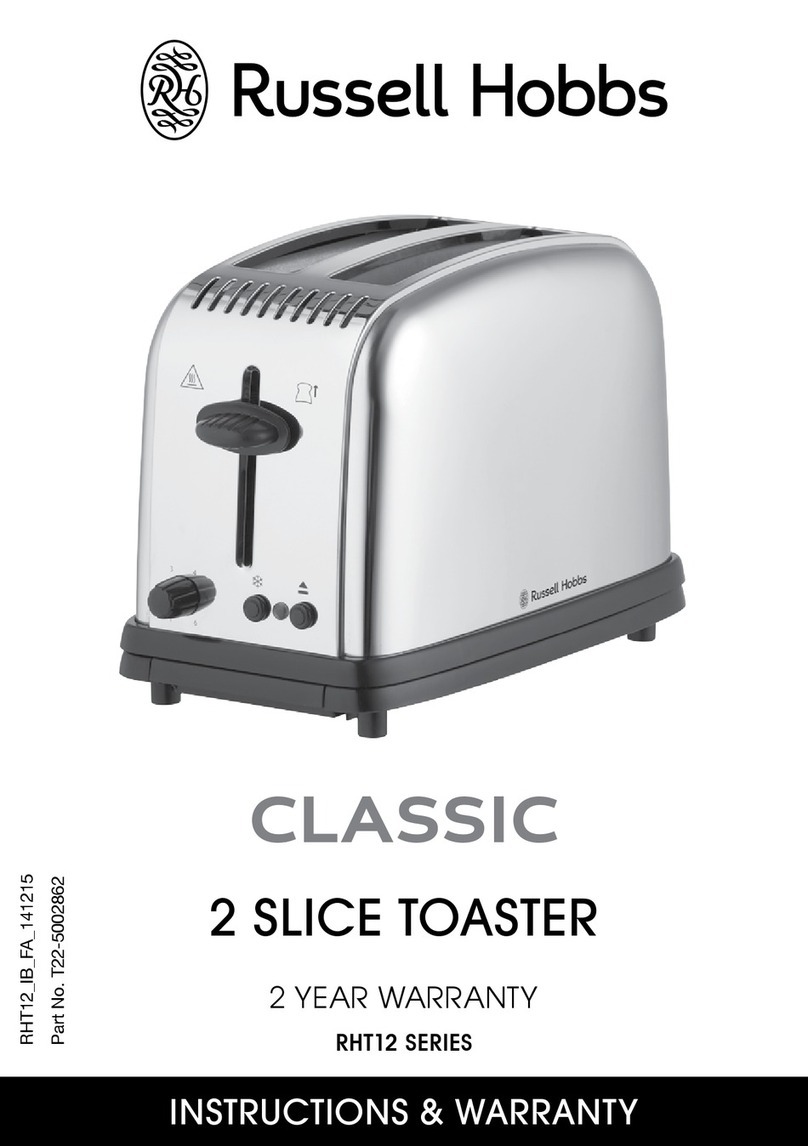 Russell Hobbs RHT12 Series instructions