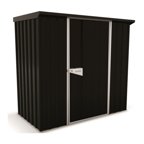 Riverlea Duratuf Garrison Sheds PL63 User manual