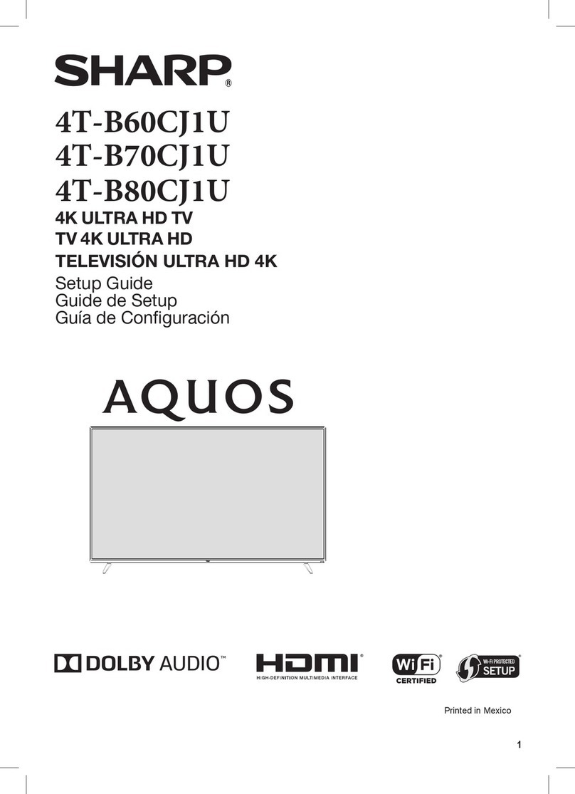Sharp AQUOS 4T-B60CJ1U User manual