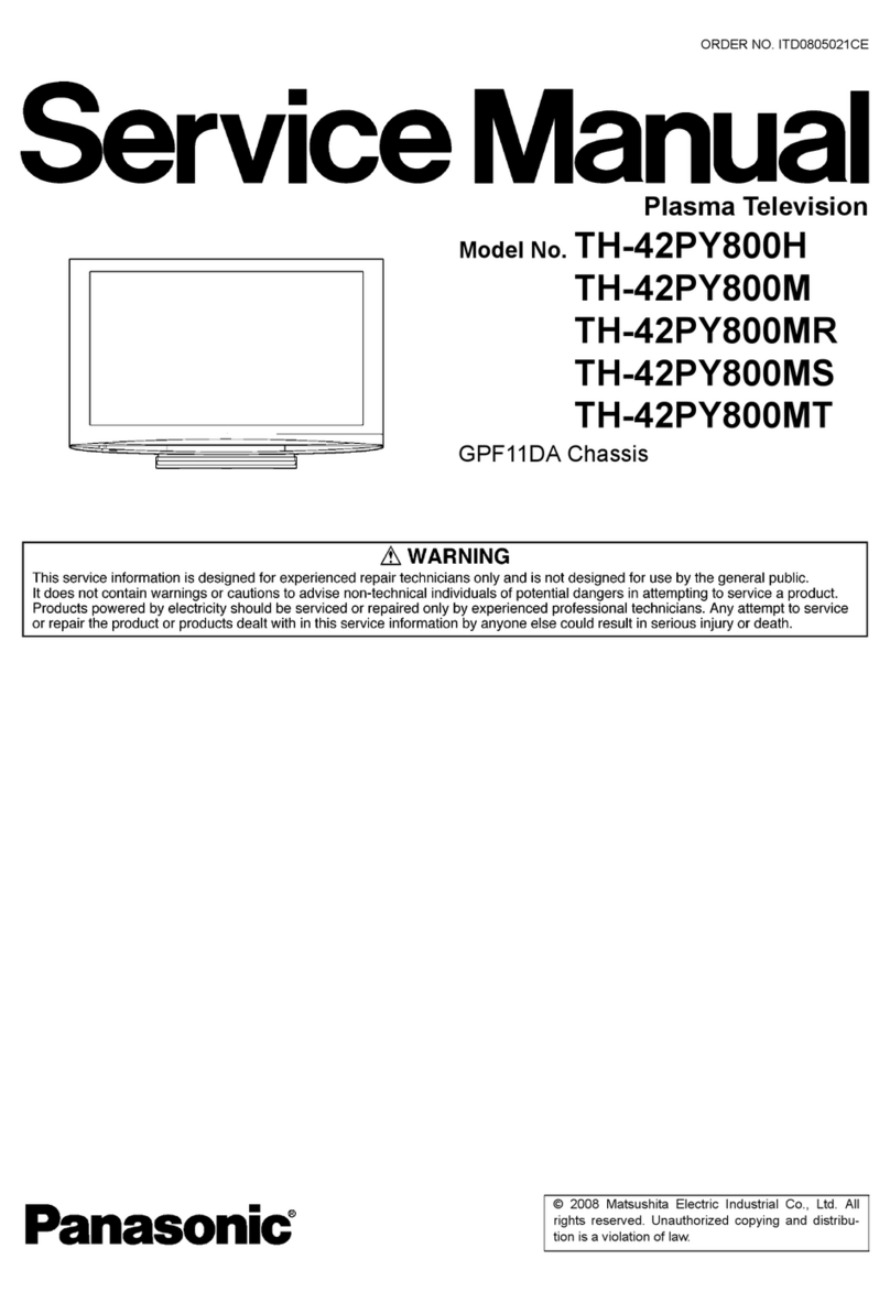 Panasonic TH-42PY800H User manual