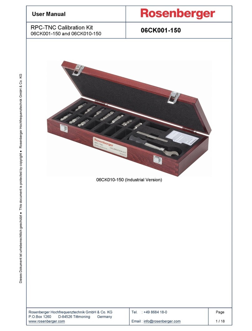 Rosenberger 06CK001-150 user manual