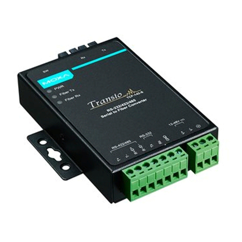 Moxa Technologies TCF-142-S-ST-RM Quick installation guide