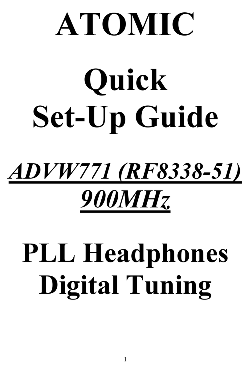 SRS Labs ADVW771 Quick setup guide