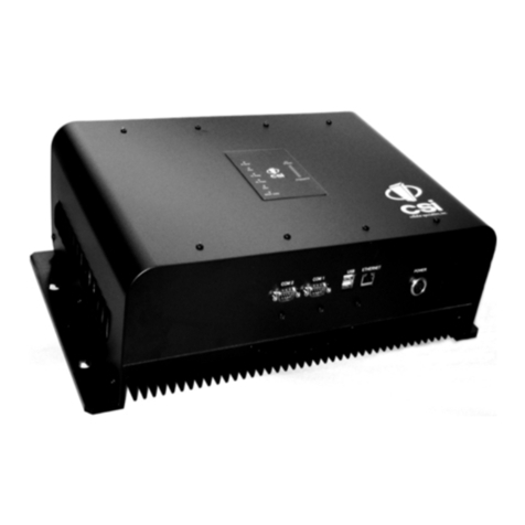 CSI CSI-DSP85-L7AB User manual