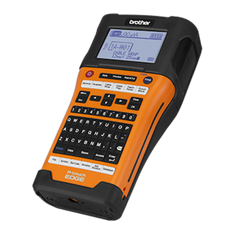 Brother P-touch E500 User manual