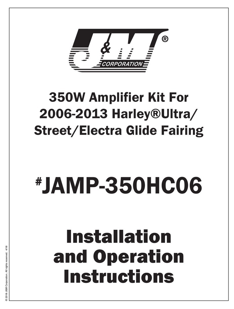 J&M Corporation JAMP-350HC06 Owner's manual