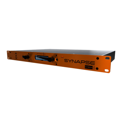 QSC ATTEROTECH Synapse D16Mio Dante/AES67 user manual