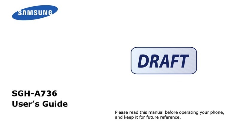 Samsung SGH-A736 User manual