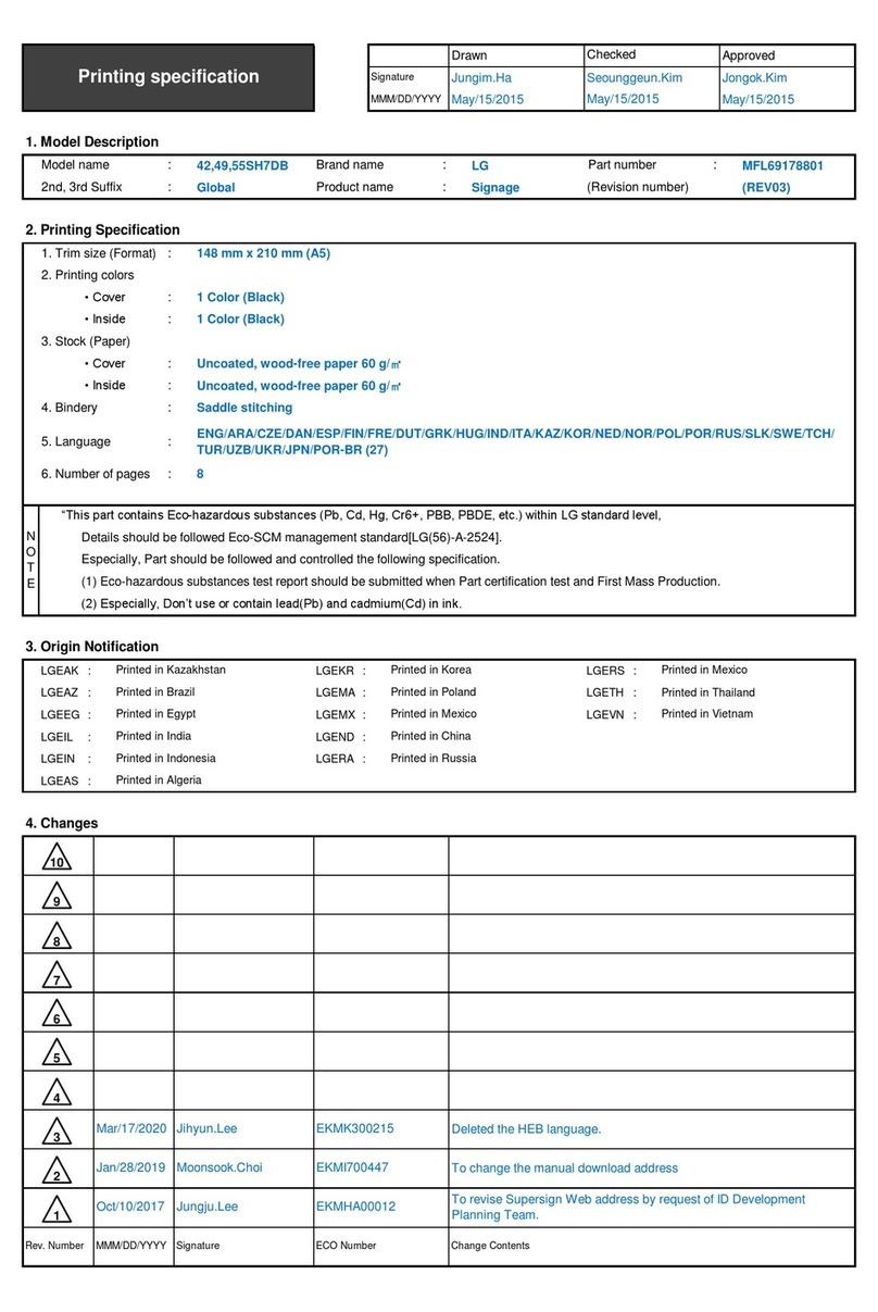 LG 55SH7DB User manual