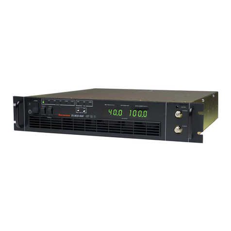 Sorensen DLM-E Series User manual