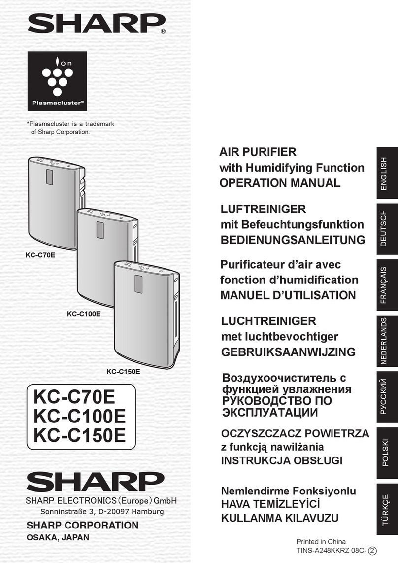 Sharp KC-C70E User manual Sharp KC-C70E User manual