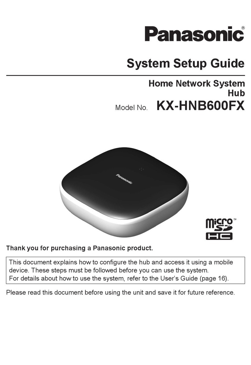 Panasonic KX-HNB600FX Systems setup guide