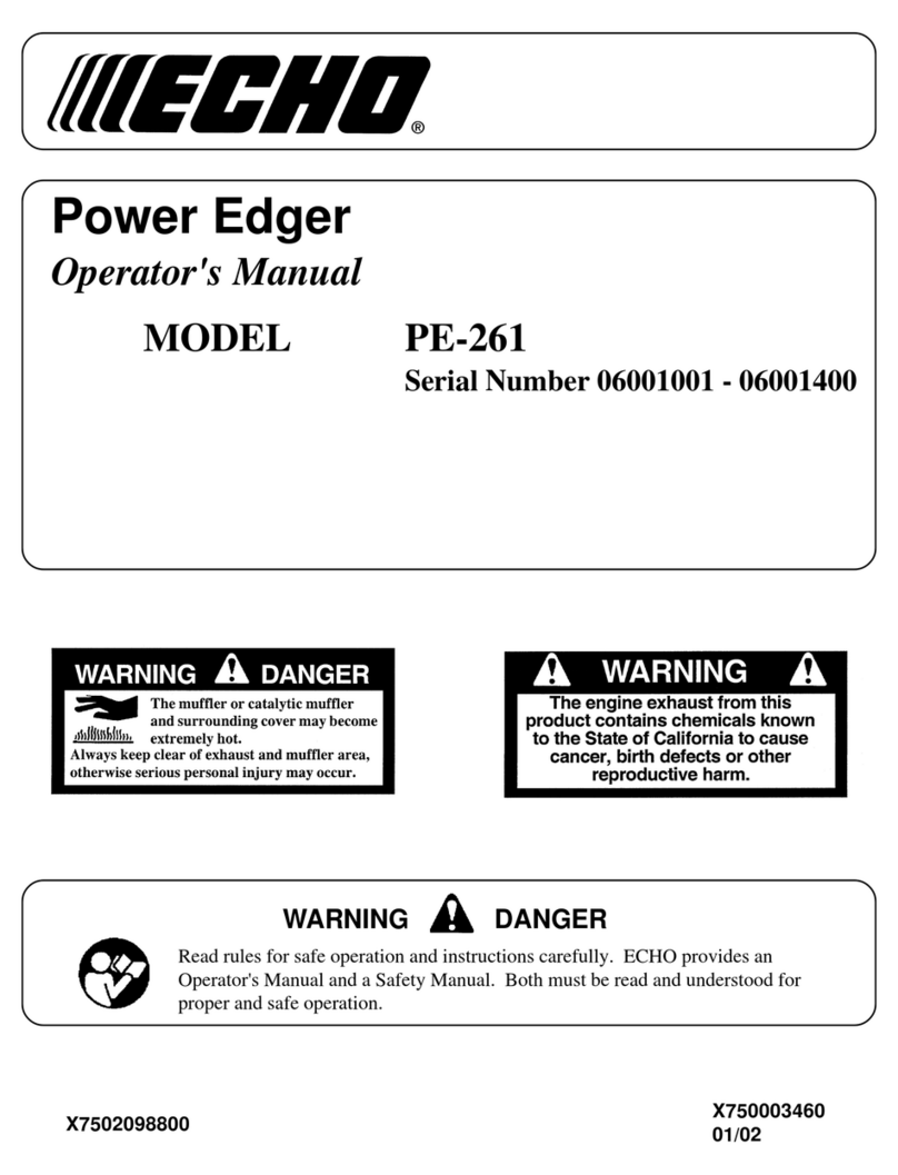 Echo PE-261 User manual