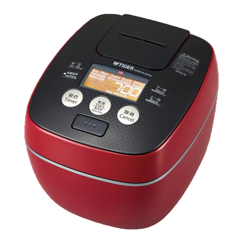 Tiger JPB-W Series User manual Tiger JPB-W Series User manual