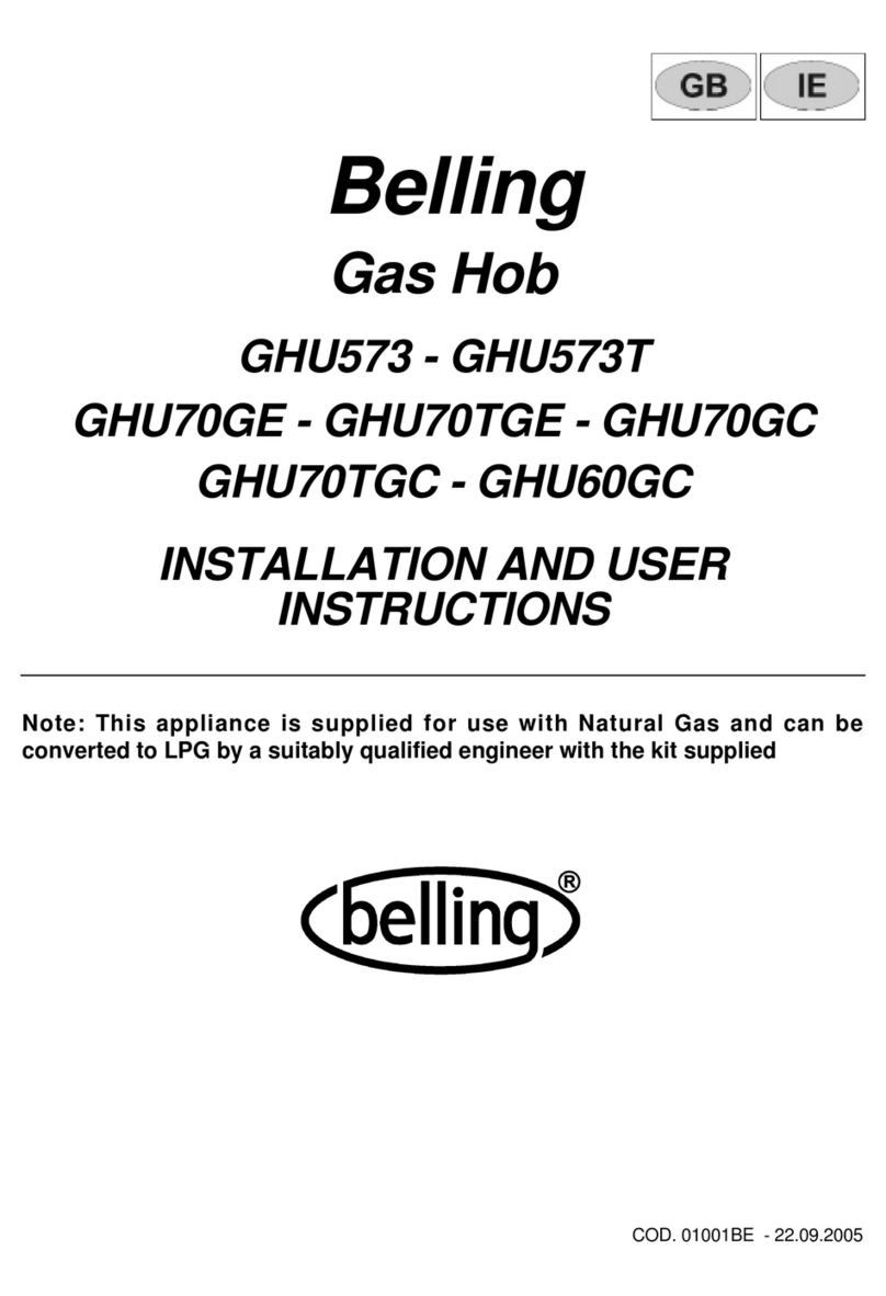 Belling GHU573 Guide Belling GHU573 Guide
