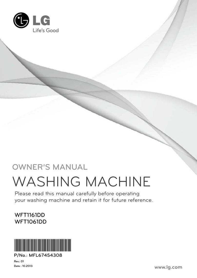 LG WFT1161DD User manual
