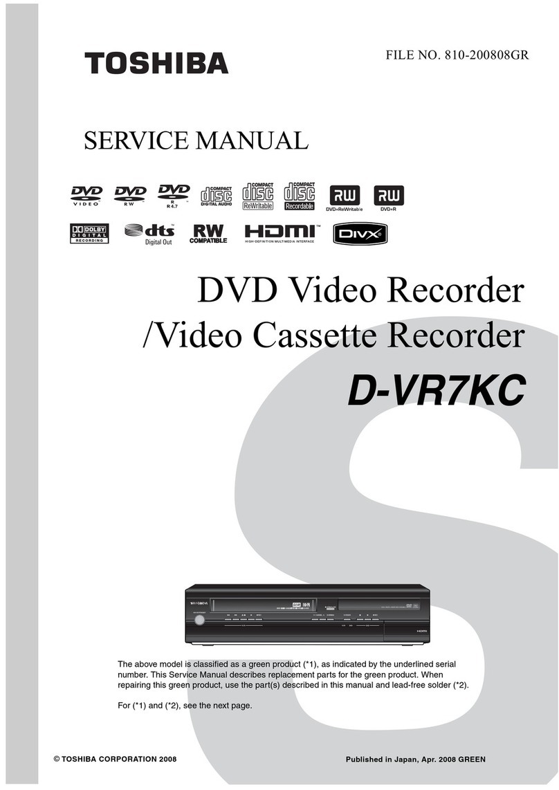 Toshiba D-VR7KC User manual