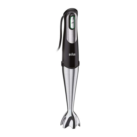Braun MultiQuick 7 MQ727 User manual