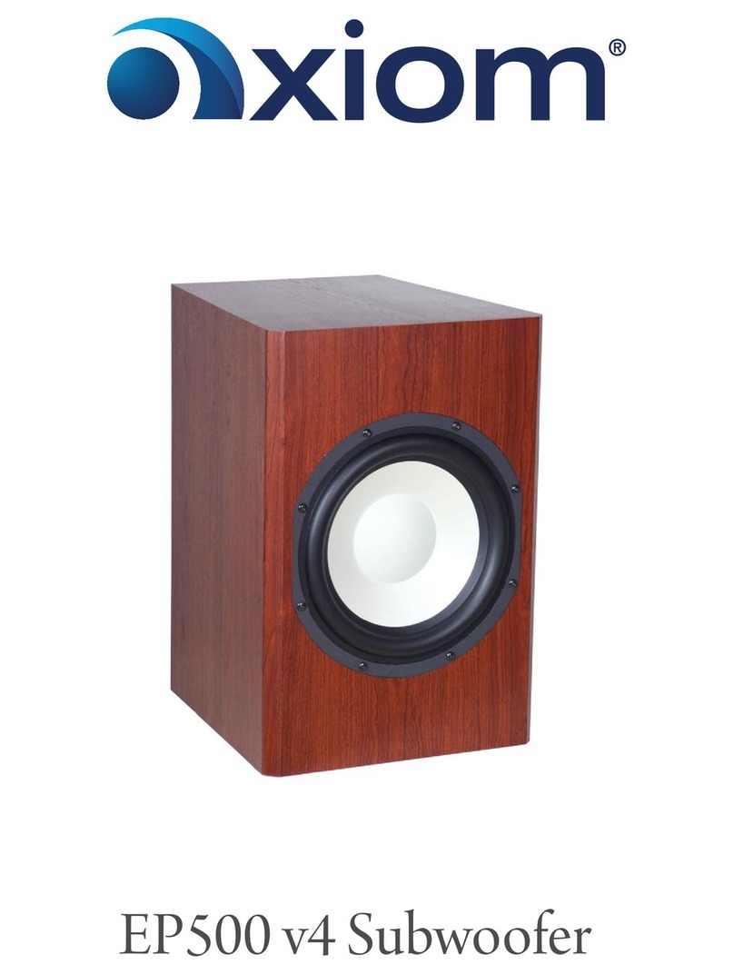 Axiom EP500 v4 User manual