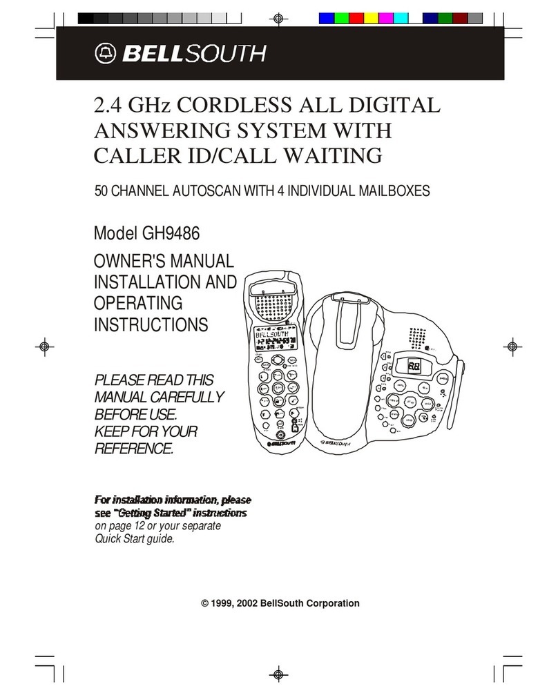 BellSouth GH9486 User manual