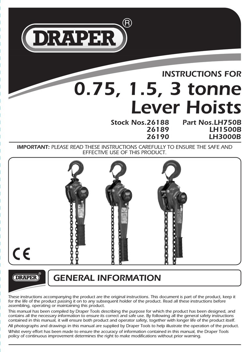 Draper 26188 instructions