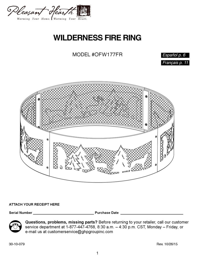 pleasant hearth OFW177FR manual