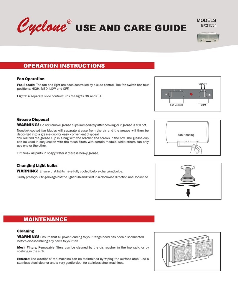 CyClone BX21534 User manual CyClone BX21534 User manual