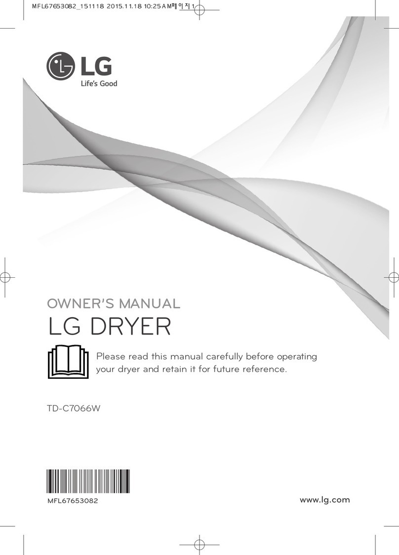 LG TD-C7066W owner's manual
