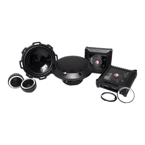 Rockford Fosgate Power Tweeter T1652-S Installation & operation Rockford Fosgate Power Tweeter T1652-S Installation & operation