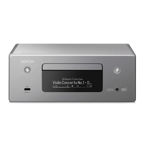 Denon CEOL RCD-N11DAB User manual Denon CEOL RCD-N11DAB User manual