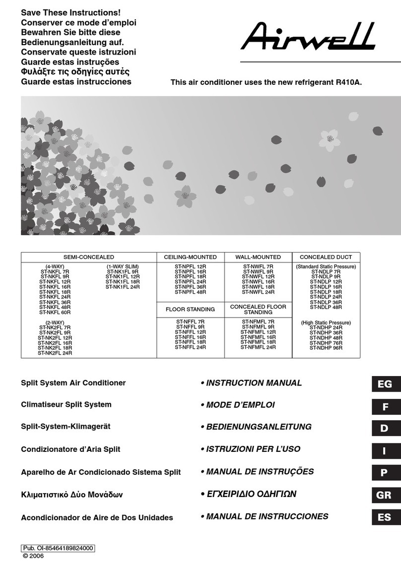 Airwell ST-NFMFL 16R User manual