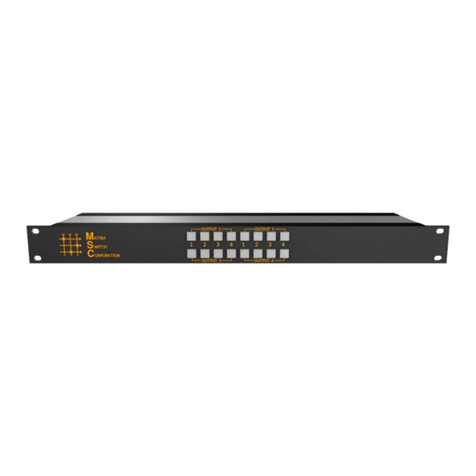 Matrix Switch Corporation MSC-HD44L User manual