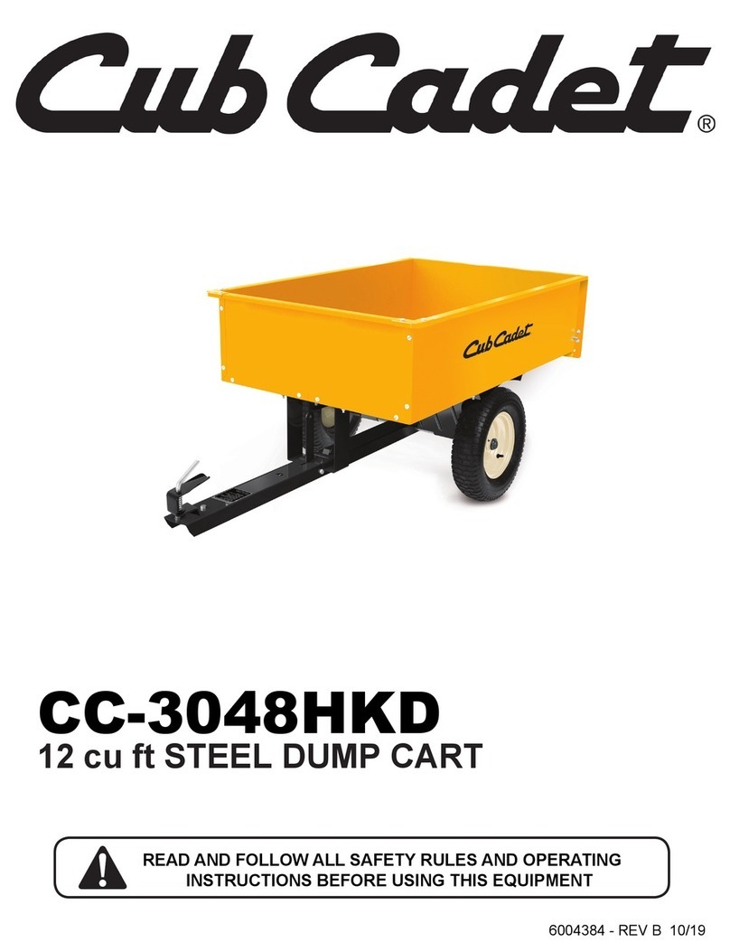 Ohio Steel Cub Cadet CC-3048HKD manual