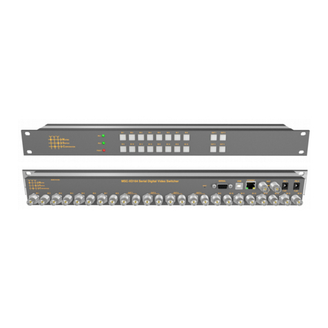 Matrix Switch Corporation MSC-XD164L product manual