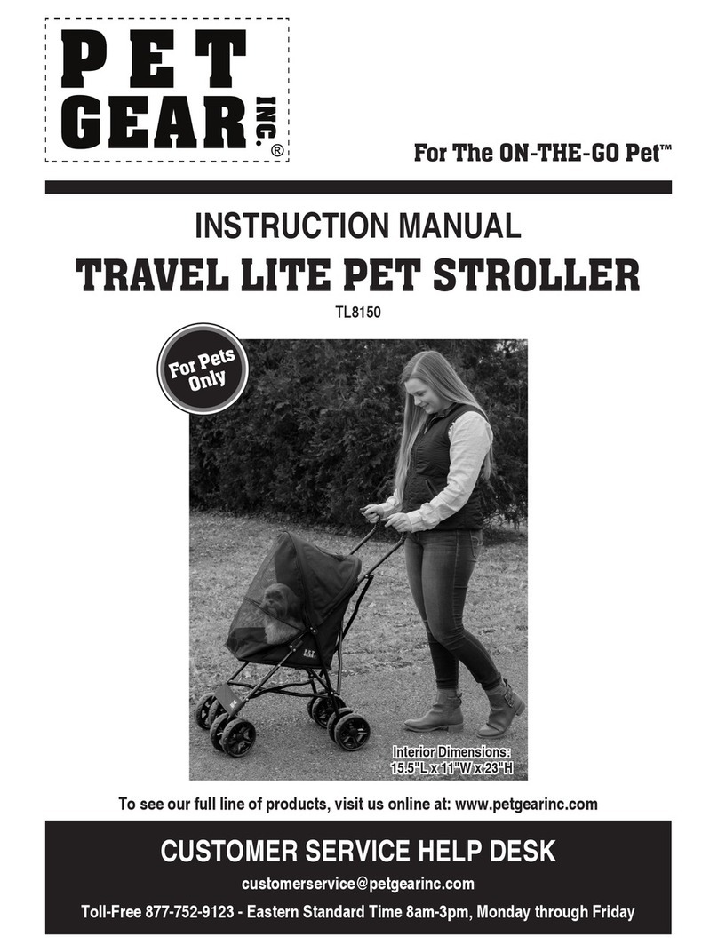 Pet Gear TL8150 instruction manual
