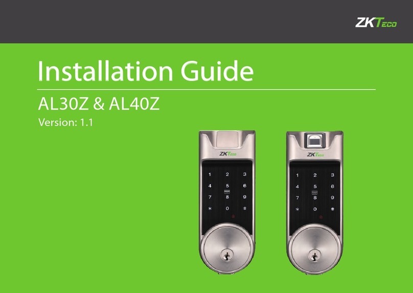 ZKTeco AL30Z User manual