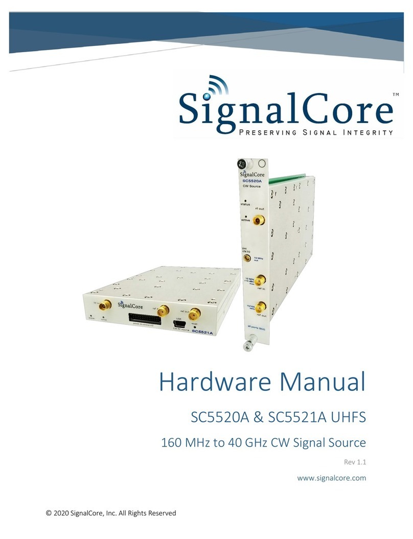 SIGNALCORE SC5520A Hardware manual