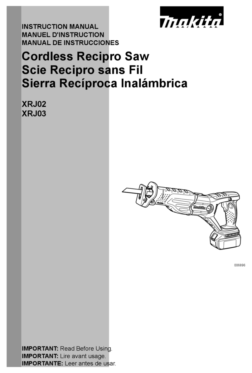 Makita XRJ03Z instruction manual