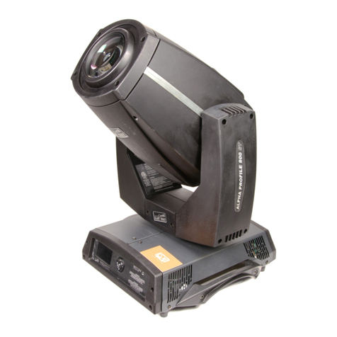 Claypaky C61385 User manual