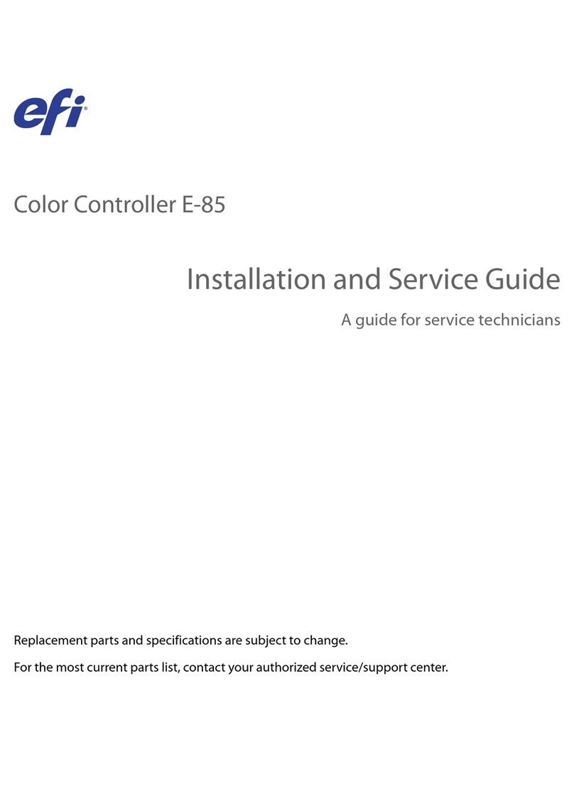 EFI E-85 Installation and service guide