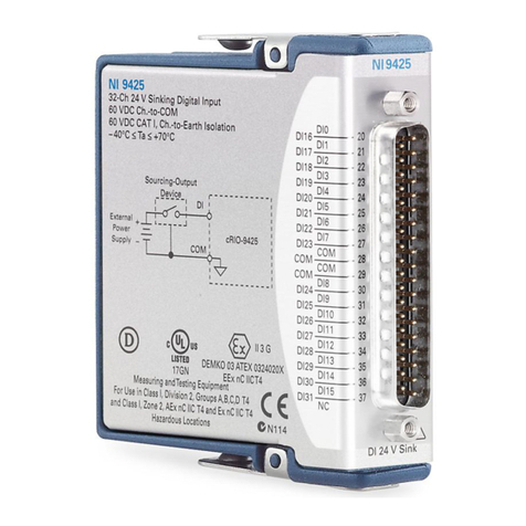 National Instruments NI 9425 Operating instructions and specifications National Instruments NI 9425 Operating instructions and specifications