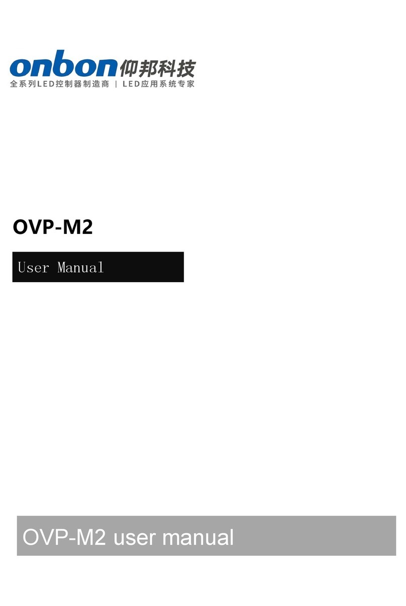 Onbon OVP-M2 User manual